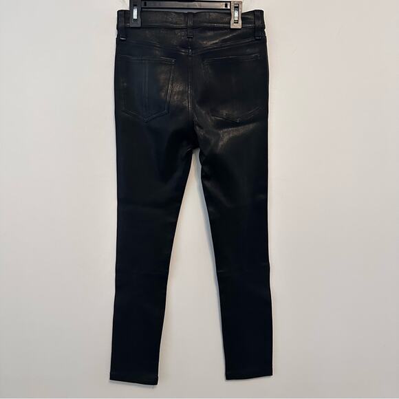 Rag & Bone Simone Lamb Leather Black Jeans 25/26 See Notes - Picture 2 of 5